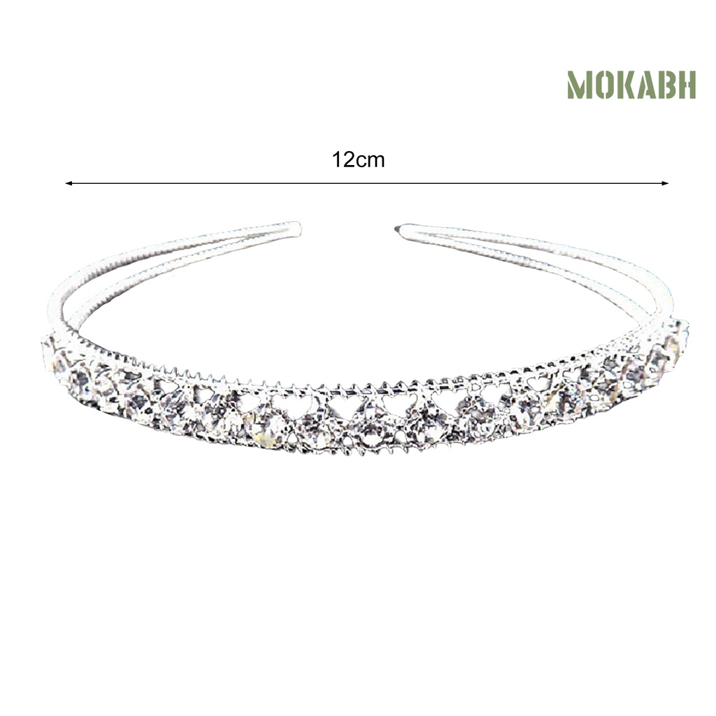 Băng Đô Cài Tóc Đính Đá Lấp Lánh Phong Cách Hàn Quốc Cho Nữ