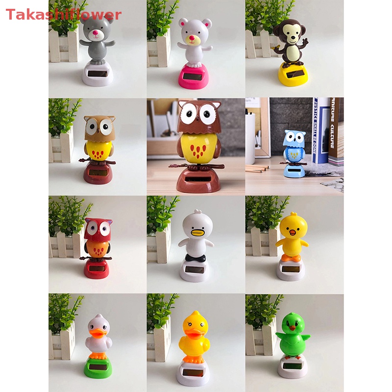 Mô Hình Cú Hoạt Hình Lắc Đầu Trang Trí Xe Hơi Sử Dụng Năng Lượng Mặt Trời