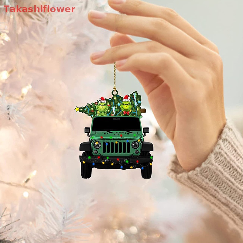 Phụ Kiện Treo Trang Trí Cây Thông Giáng Sinh Năm Mới Bằng Acrylic