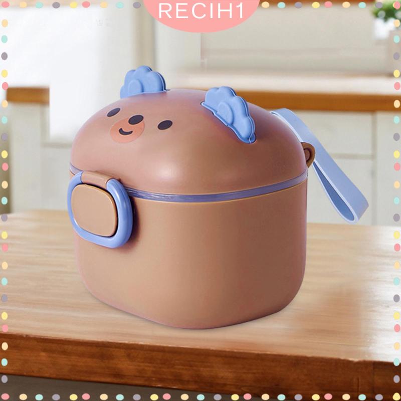 Hộp Đựng Sữa Bột / Thức Ăn Em Bé Có Giá Đỡ Niêm Phong Tiện Dụng Mang Theo Du Lịch