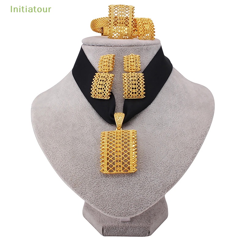 Bộ Trang Sức Màu Sắc Vàng Đồng Phong Cách Châu Phi Thời Trang Cho Nữ