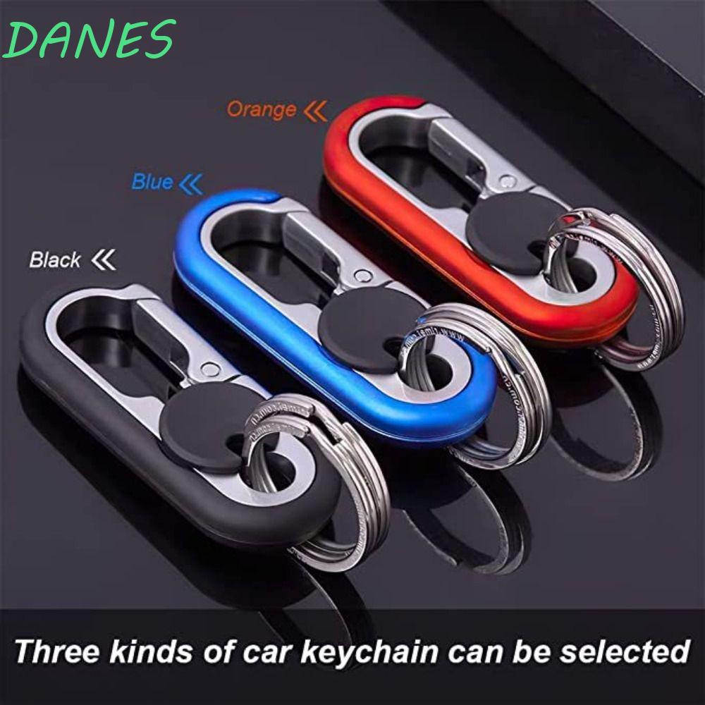 Móc Chìa Khóa Bằng Kim Loại Hai Vòng Nhẫn Giá Đỡ