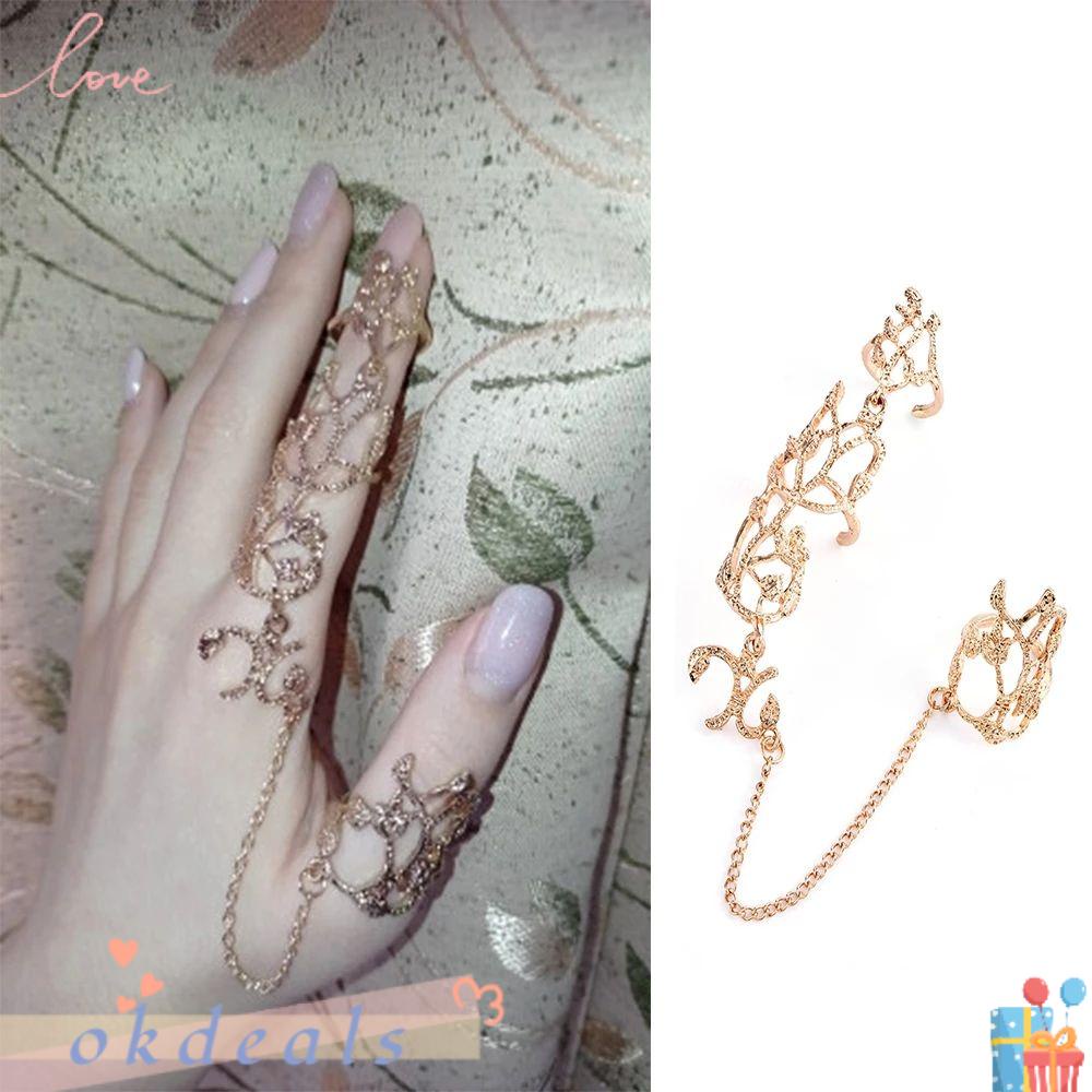 Nhẫn Đeo Ngón Tay Thiết Kế Mới Cao Cấp Thời Trang Dành Cho Nữ