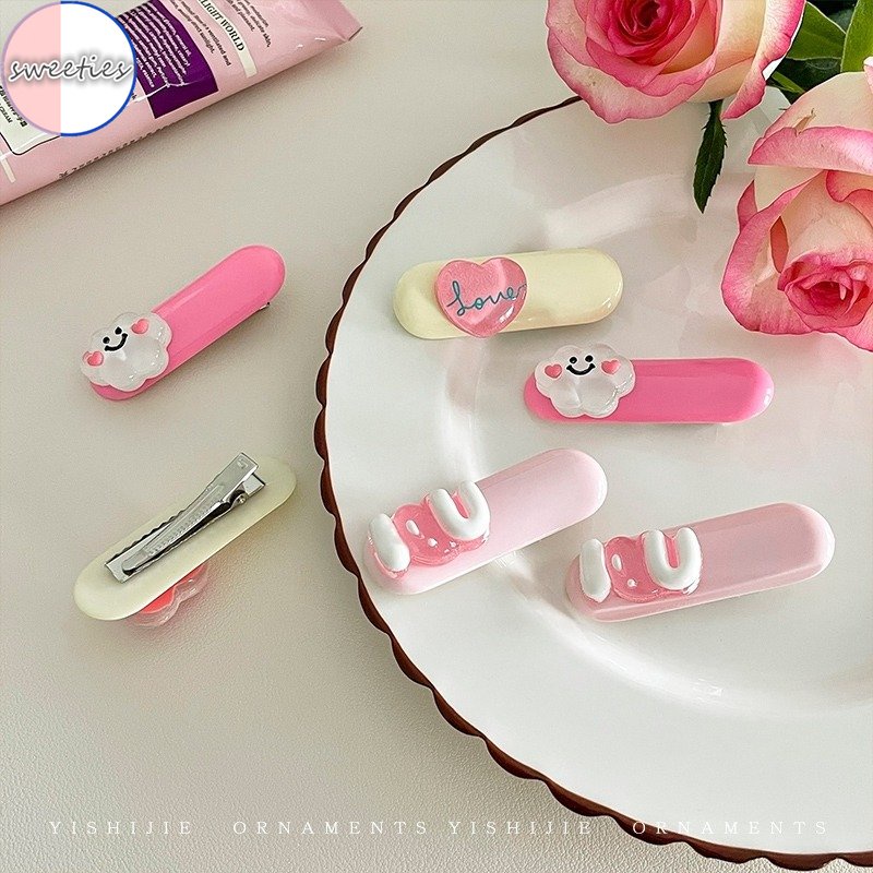 Set 3 Kẹp Tóc Hoạt Hình Xinh Xắn Cho Bé Gái