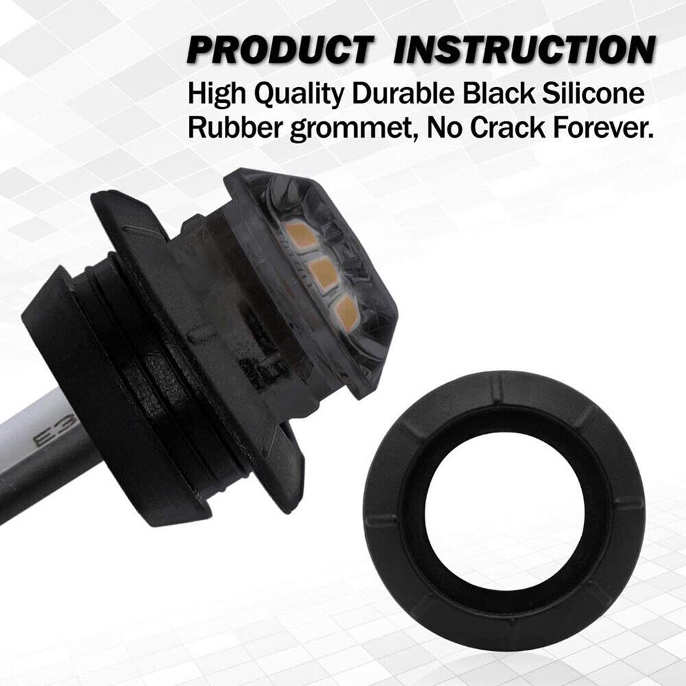 Bộ 10 Đèn LED 12V Màu Tím Chống Thấm Nước Và Bền Cho Xe Tải