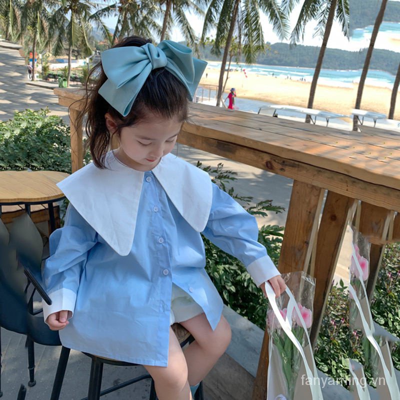 Áo Sơ Mi Phong Cách Preppy Phong Cách Hàn Quốc Thời Trang Mùa Xuân 2023 TT5R