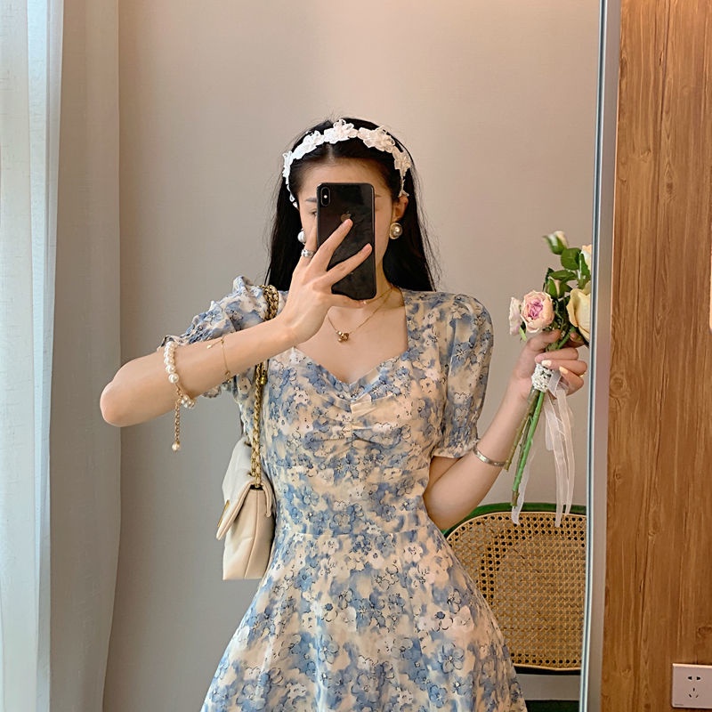 Đầm Plus Size Họa Tiết Tranh Sơn Dầu Thời Trang Mùa Hè Cho Nữ