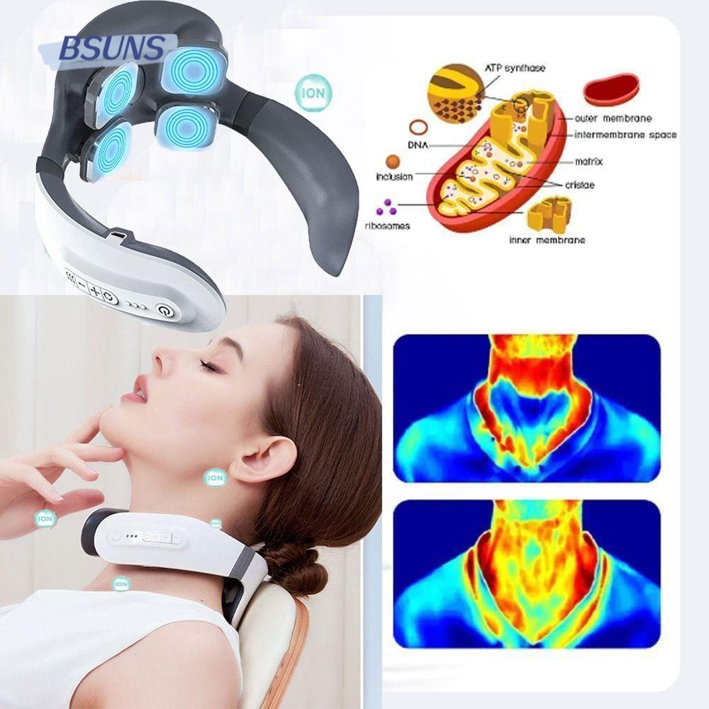 Bsuns Máy Mát Xa Cổ Xung Điện Giảm Đau Thiết Kế Mới