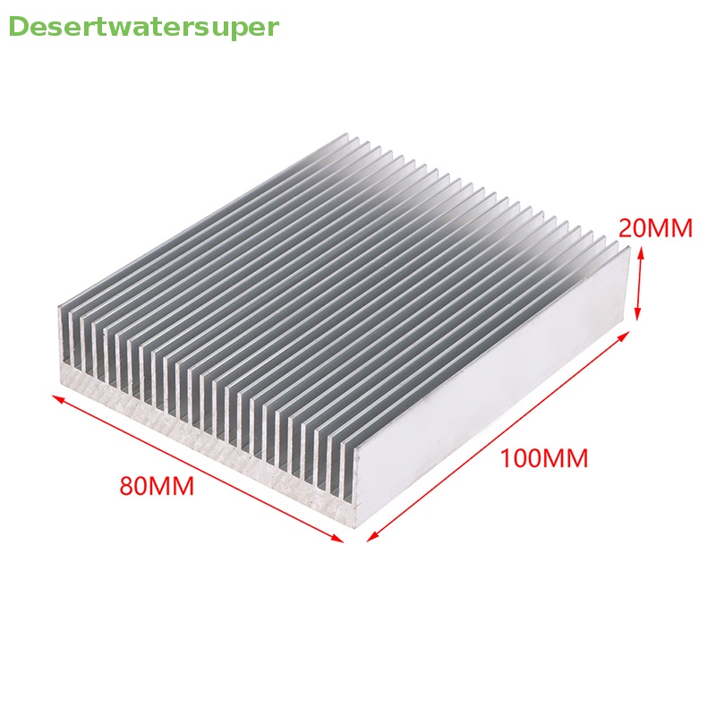 1 Bộ Tản Nhiệt Đèn LED 100 * 80 * 20mm Bằng Nhôm