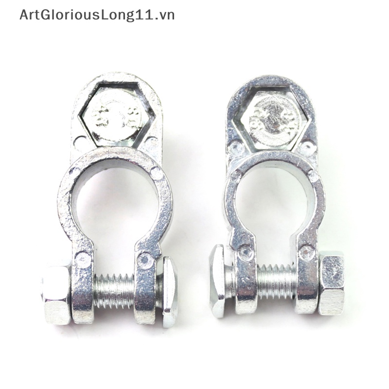 1 Cặp Kẹp Nối Cực Âm &amp; Dương 36A Bằng Hợp Kim Kẽm Có Thể Điều Chỉnh Cho Xe Hơi / Tàu Thuyền / Xe Máy