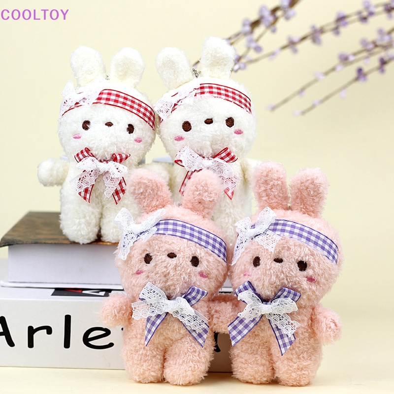 Móc Khóa Thỏ Nhồi Bông Dễ Thương Dùng Làm Quà Tặng Cho Bé