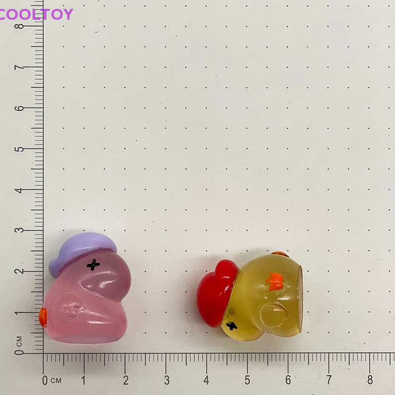 Bộ 2 Mô Hình Hoạt Hình Mini Bằng Nhựa Resin Phát Quang Trang Trí Xe Hơi