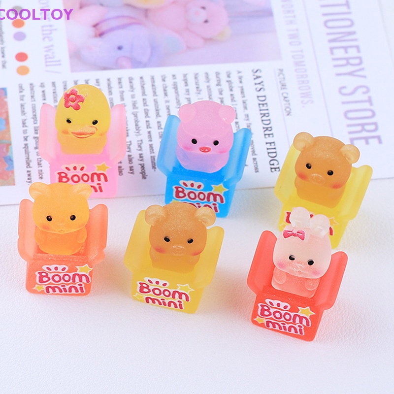 1 Tượng Động Vật Hoạt Hình Phát Quang Trang Trí Xe Hơi