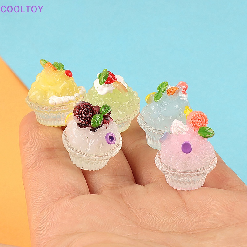 Cooltoy Set 5 Ly Nước Đá Uống Mini Trang Trí Nhà Búp Bê