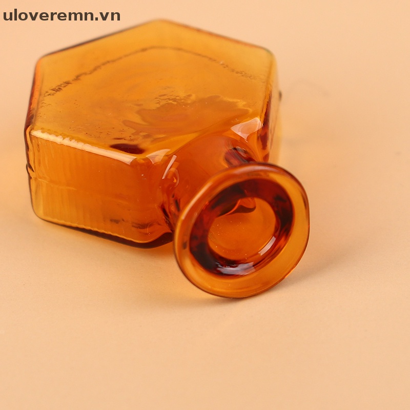 1 Bình Hoa Thủy Tinh Mini Tỉ Lệ 1: 12 Trang Trí Nhà Búp Bê