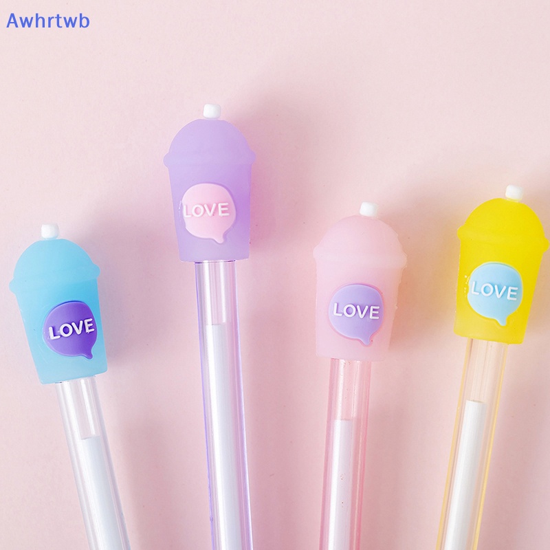 1 Cây Bút Bi Ngòi 0.5mm Hình Ly Nước Sáng Tạo Cho Học Sinh Mới