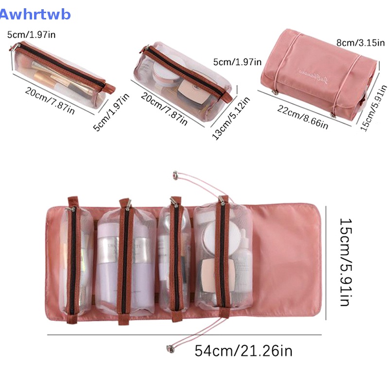 Set 4 Túi Đựng Đồ Trang Điểm 4 Trong 1 Tiện Dụng Khi Đi Du Lịch Mới