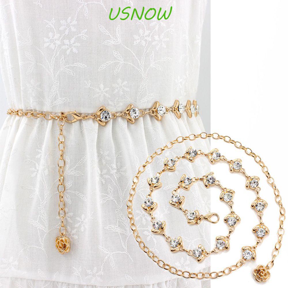 Thắt Lưng Trang Trí Phong Cách Hàn Quốc Cho Nữ|Đầm Nữ Thiết Kế Đơn Giản Thời Trang Thanh Lịch|Dây Xích Đeo Hông Thời Trang Cá Tính