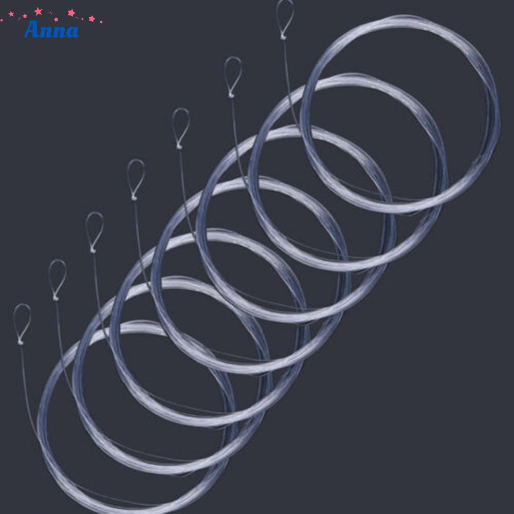 【Anna】5pcs 9FT Fly Fishing-Tapered Leader Fly Taper-Line Leader-Fishing Line With Loop
