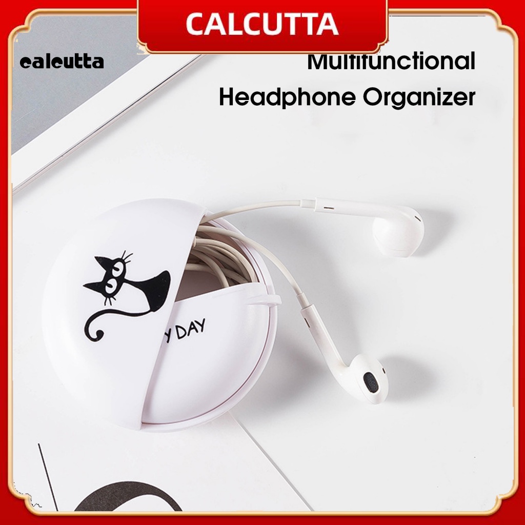 Hộp Đựng Tai Nghe Đầu Đọc Thẻ Đa Năng Bằng Silicon Mềm Họa Tiết Hoạt Hình Dễ Thương