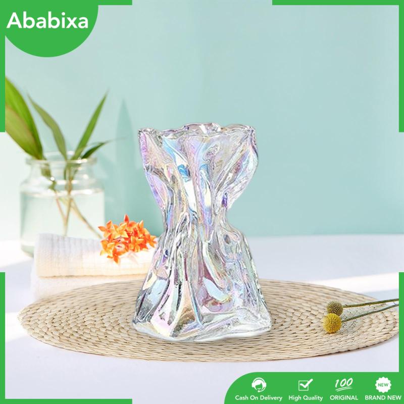 Lọ Hoa Thủy Tinh Trong Suốt Thiết Kế Tối Giản Dùng Trang Trí Tiệc