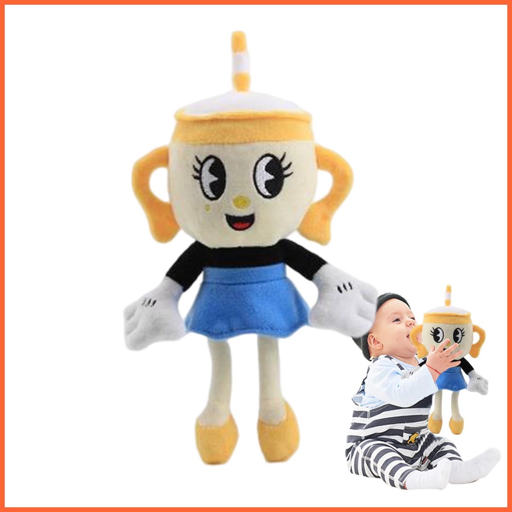 Đồ Chơi Nhồi Bông Cala Maria Ms. Búp Bê Mugman King Devil Cuphead Nhồi Bông Mềm Mại