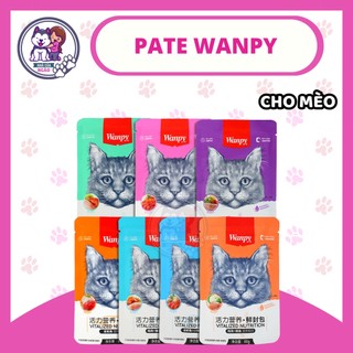 Pate wanpy dành cho mèo - kén ăn, dinh dưỡng - 80gr - đủ 7 vị