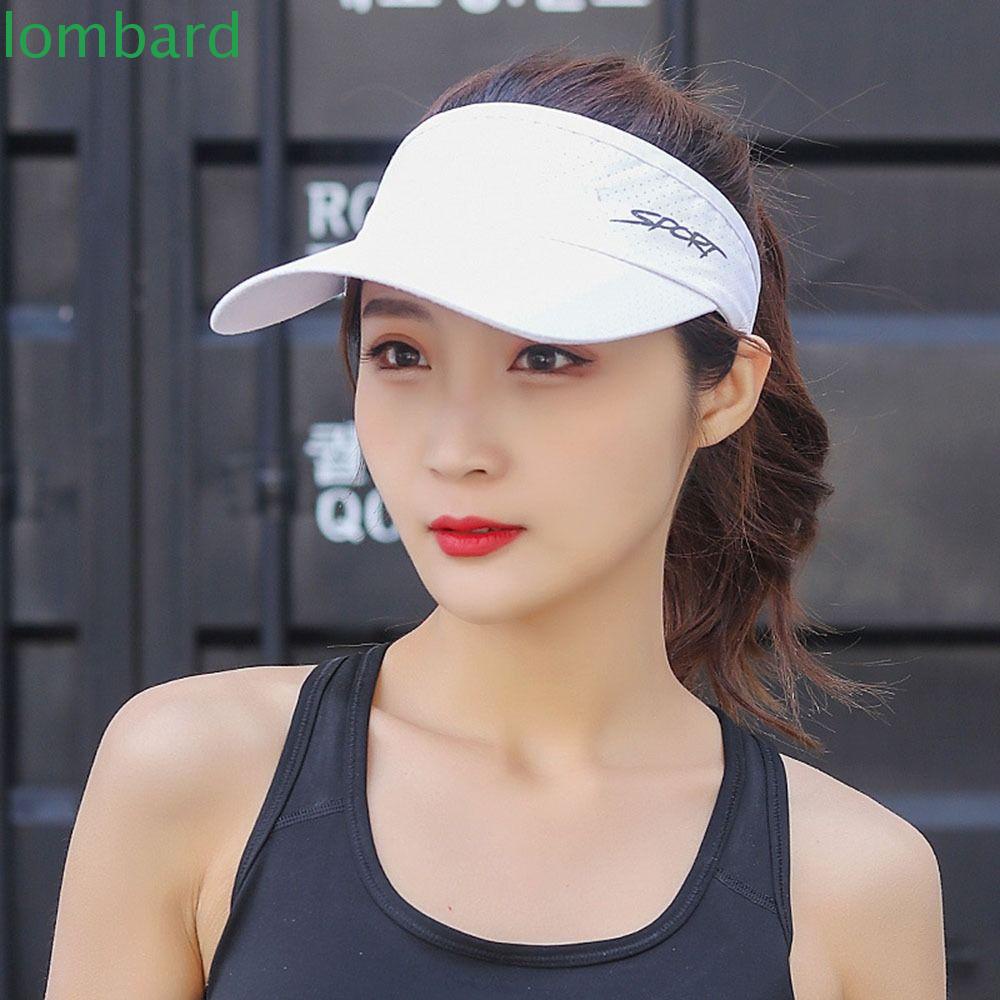 Mũ Lưỡi Trai Hở Chóp Màu Trơn Chống Tia UV Thời Trang Cho Nữ