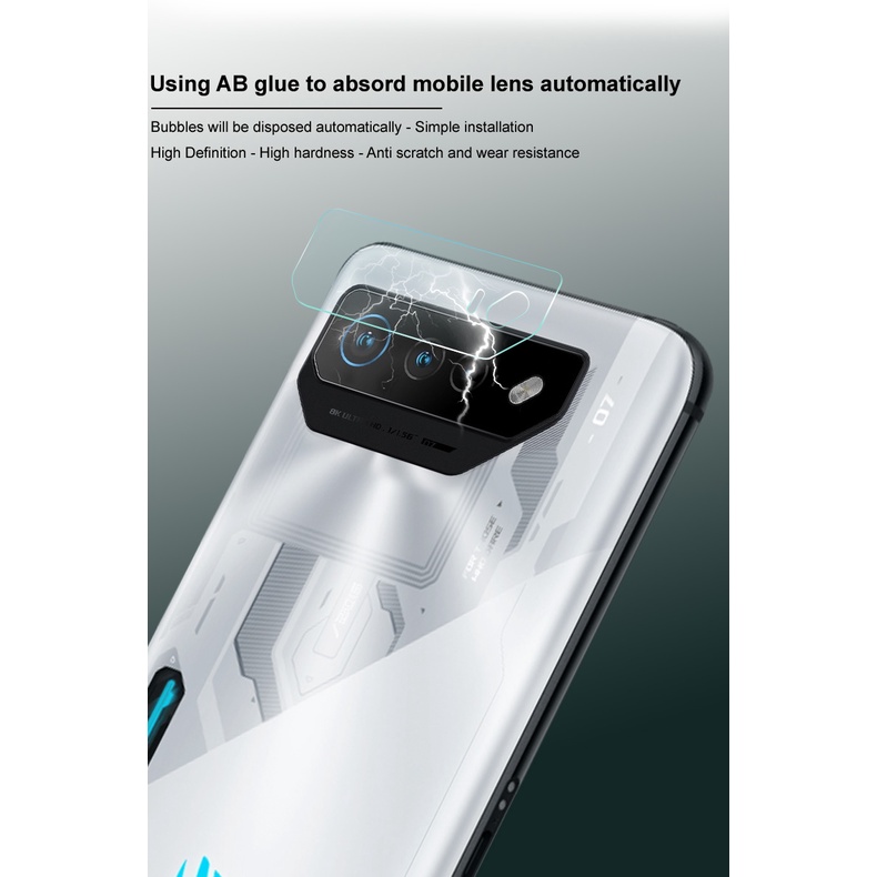 Kính Cường Lực HD Bảo Vệ Camera Cho ASUS ROG Phone 7 Pro 5G Rog7 Ultimate