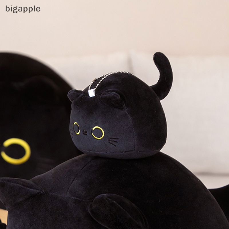 Móc Khóa Hình Chú Mèo Đen Nhồi Bông Đáng Yêu 10 / 25CM