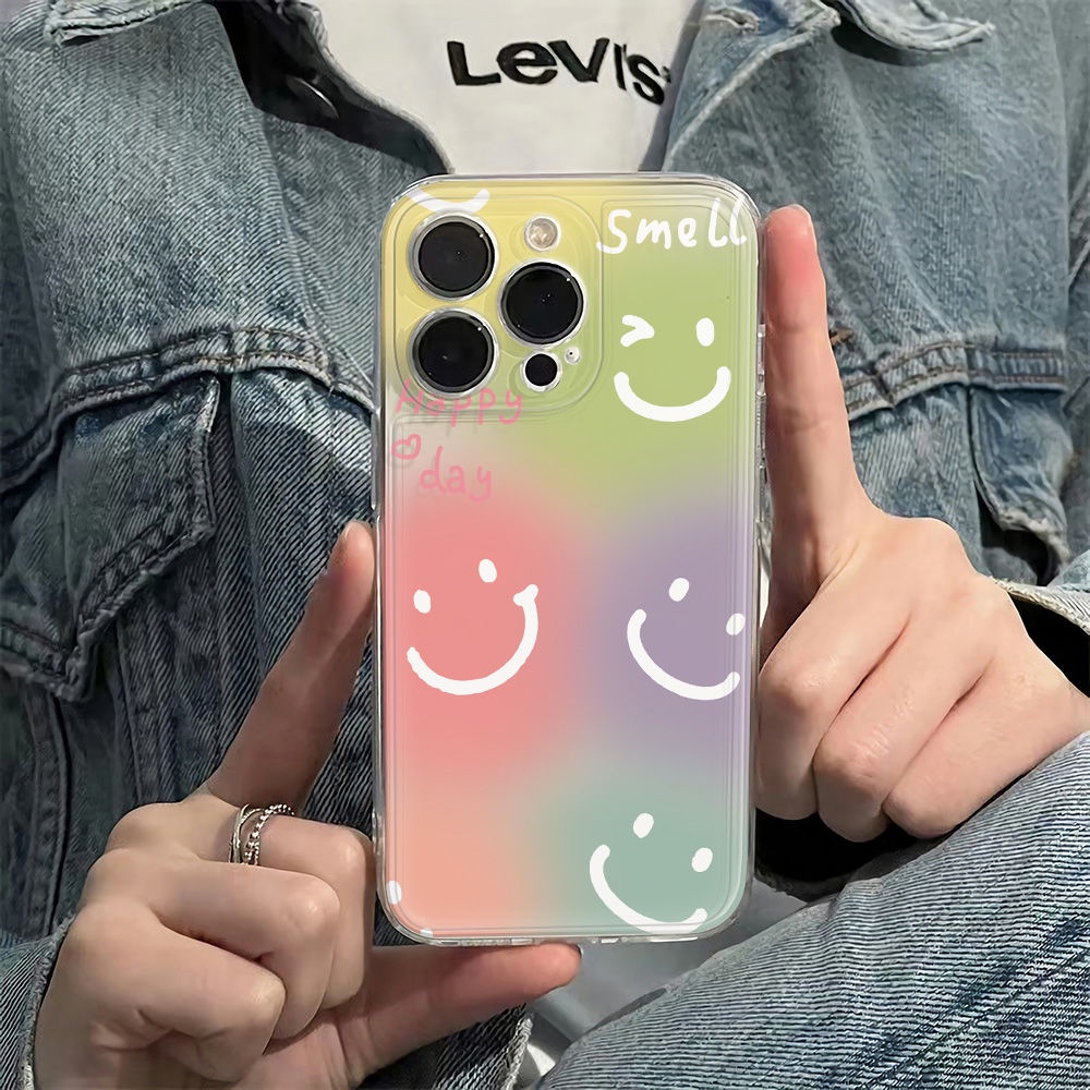 ✅Ốp Điện Thoại Mềm Chống Sốc Màu Sắc Đơn Giản Cho iPhone12 14proplus 1311Max6In78