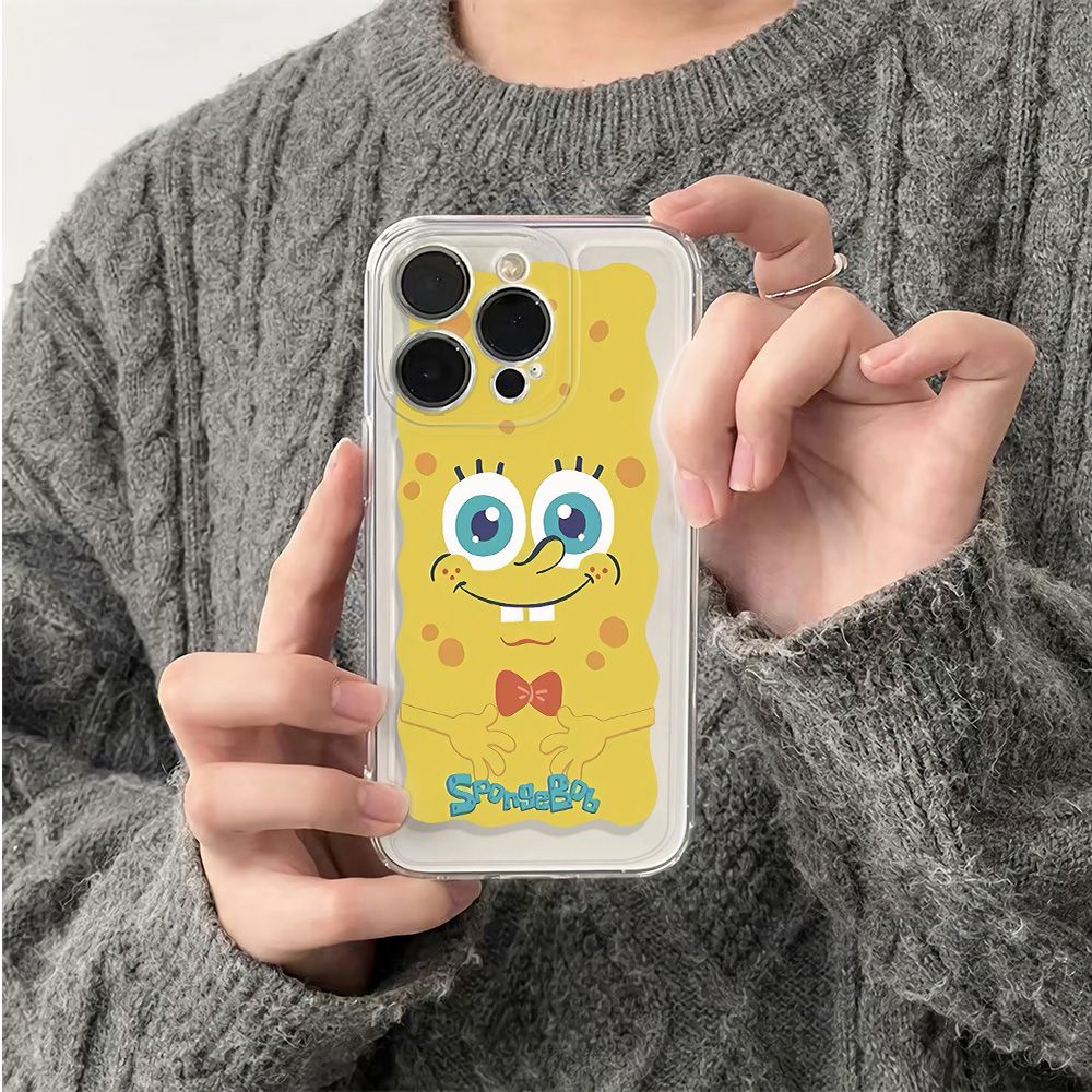 ✅Ốp Điện Thoại Dẻo Họa Tiết Hoạt Hình Spongebob Chống Sốc Cho iPhone12 Apple 6Inmax14Pro 78 Phong Cách 1311 CLNQ
