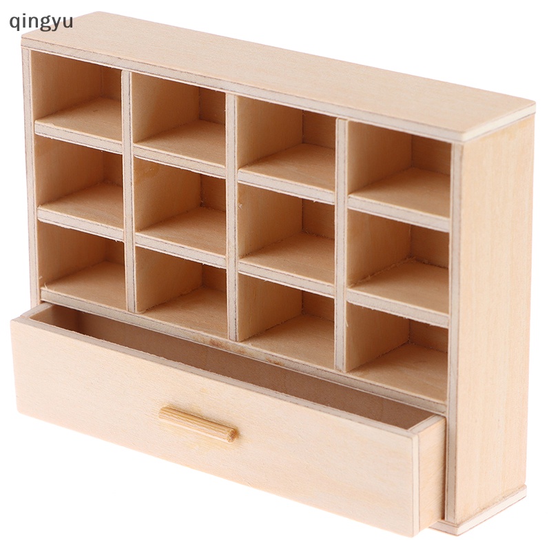 Mô Hình Kệ Sách / Tủ Kéo 1: 12 Dùng Để Trang Trí Nhà Búp Bê