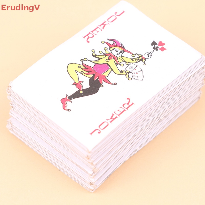 [ErudingV] Móc Khóa Mini Hình Lá Bài Poker Sáng Tạo Vui Nhộn Cho Nam Và Nữ [Mới]