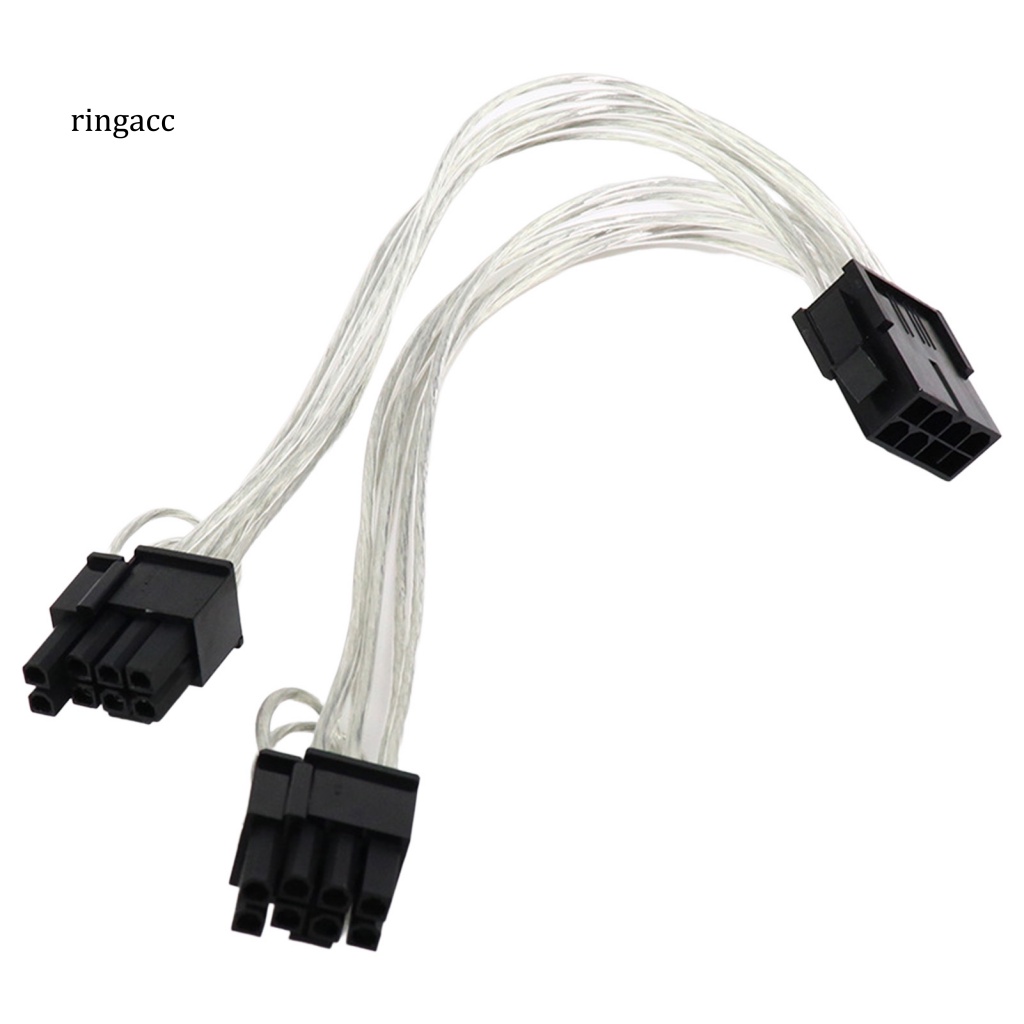 Cáp Chuyển Đổi Nguồn Điện 21cm 6Pin / 8Pin Sang Dual 8Pin Chuyên Dụng Cho Máy Tính Ốp