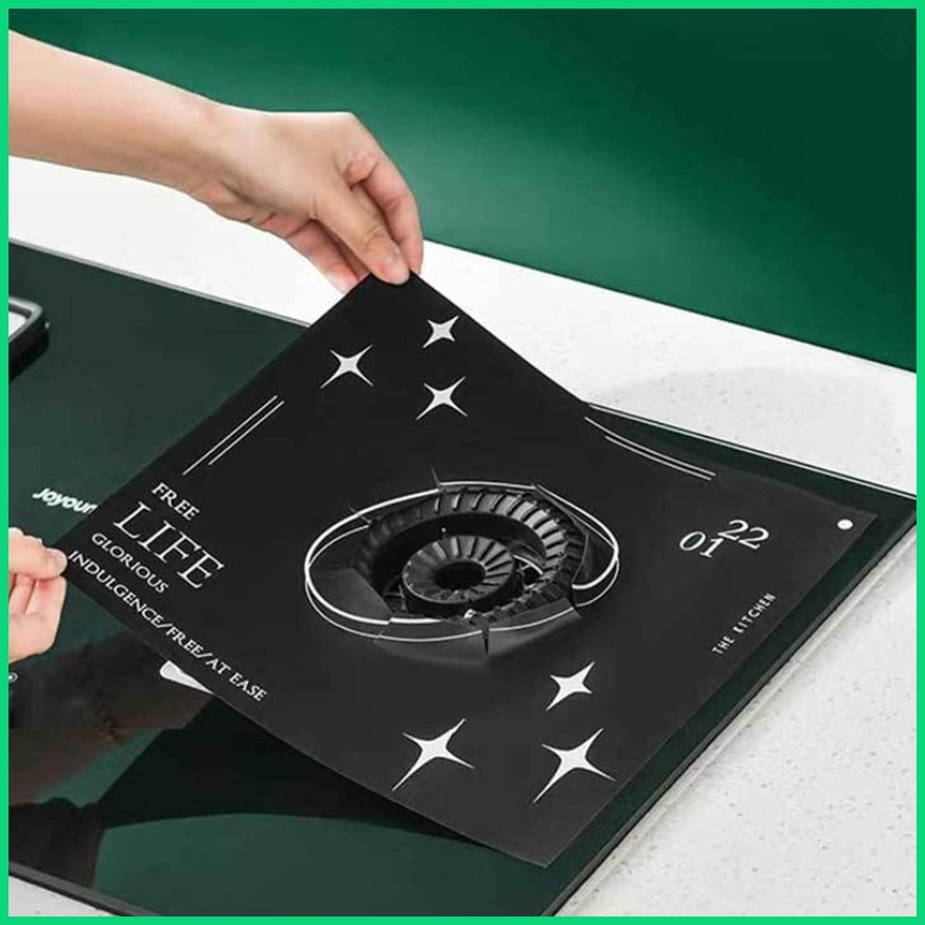 Tấm Lót Bảo Vệ Bếp Ga Cách Nhiệt Tái Sử Dụng Tiện Lợi