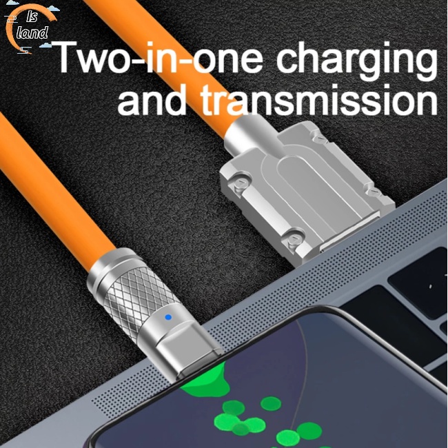 Dây Cáp Sạc Nhanh Usb Loại C 120w 6a Có Đèn Led Báo Hiệu Cho Xiaomi Huawei Samsung