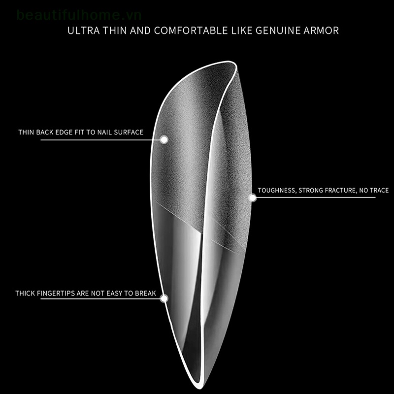 Bộ 120 Móng Tay Giả Bằng Acrylic Che Phủ Toàn Diện
