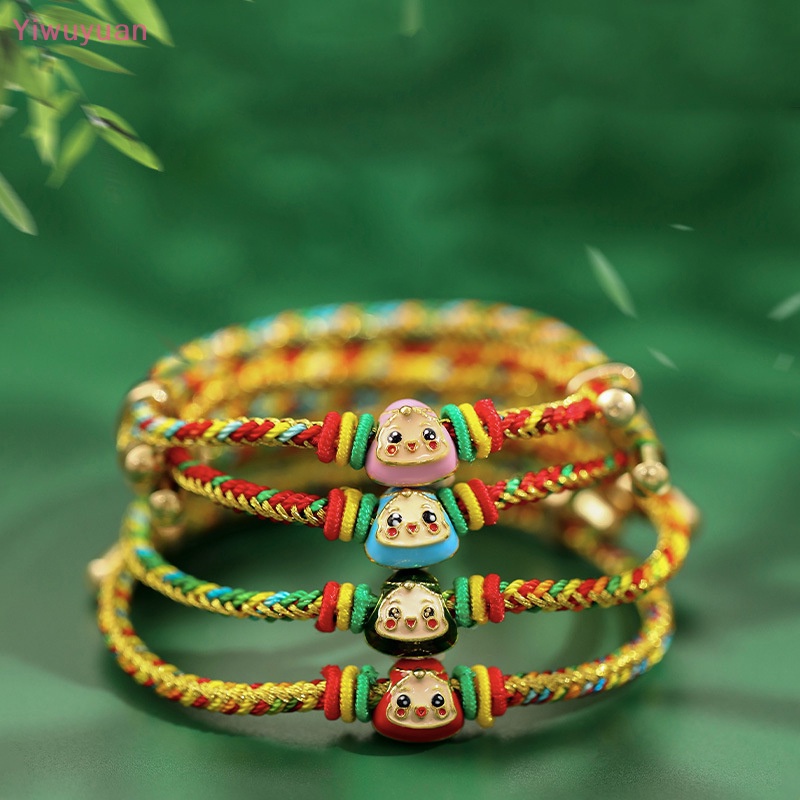 < Yiwuyuan > Vòng Tay Bện Dây Nhiều Màu Sắc Phong Cách Trung Hoa Truyền Thống Dành Cho Trẻ Em Và Người Lớn