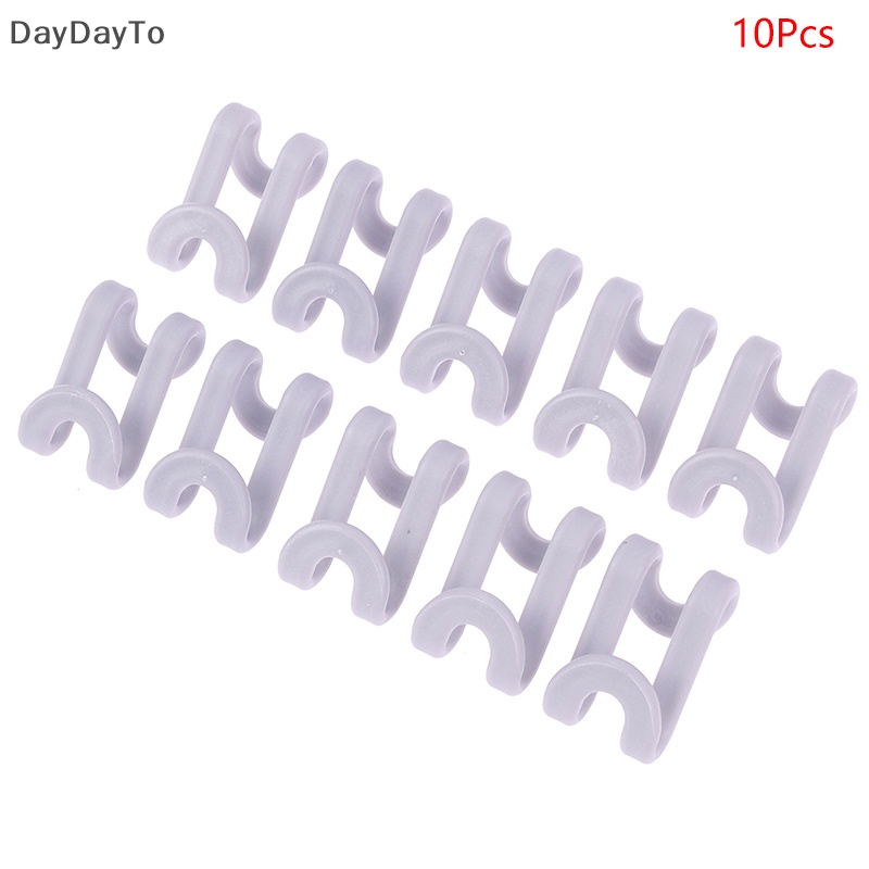 Set 10 Móc Nối Treo Quần Áo Tiết Kiệm Không Gian Tiện Dụng