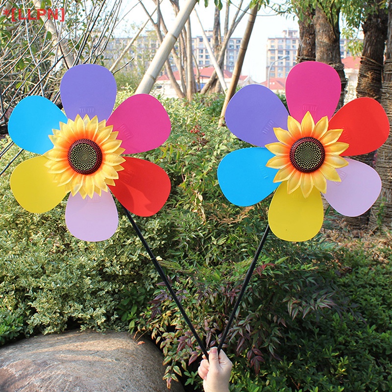 Bánh Xe Hoa Hướng Dương Dễ Thương Dùng Trang Trí Vườn / Tiệc Tùng