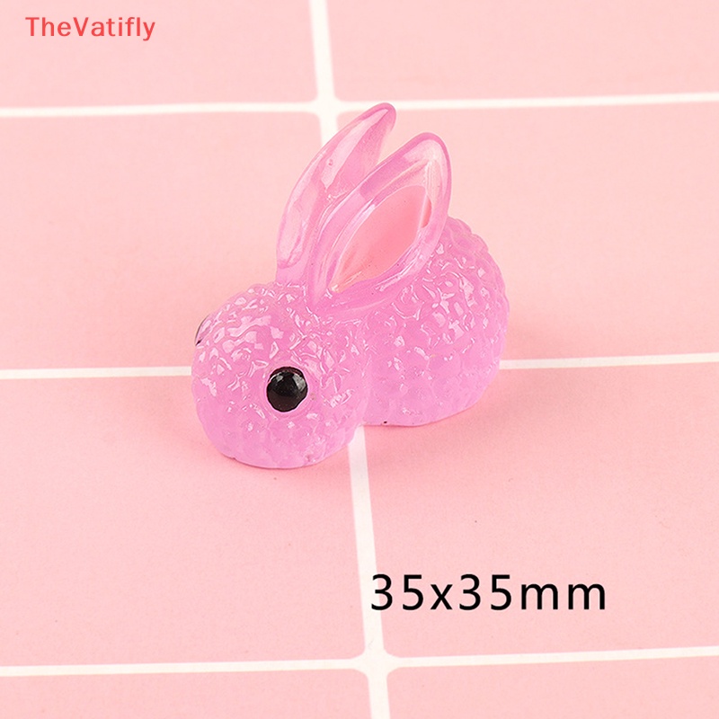 [Thevalifly] Mô Hình Gà Con Bằng Nhựa Resin Dạ Quang Mini Dễ Thương Trang Trí Bảng Điều Khiển Xe Hơi / Nhà Cửa / Sân Vườn