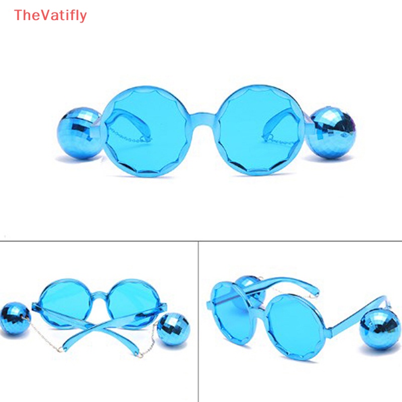 Mắt Kính Hình Quả Cầu Phong Cách Retro Những Năm 70s 80s