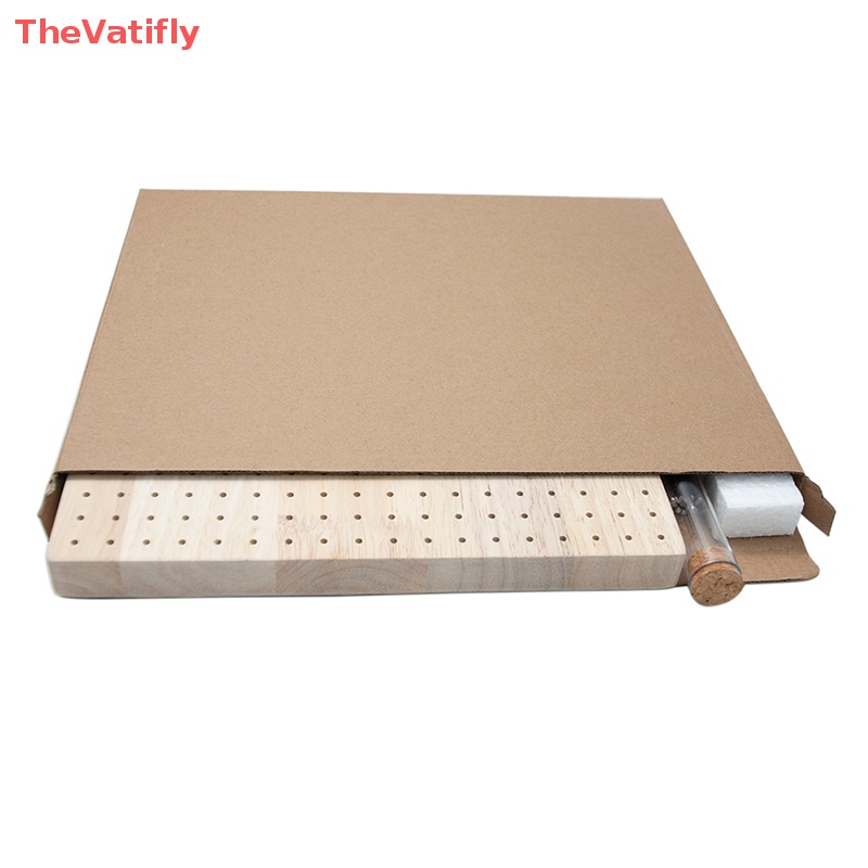 [Thevalifly] 1 Bộ Bảng Gỗ Trơn Có Lỗ Móc Làm Đồ Thủ Công HOT