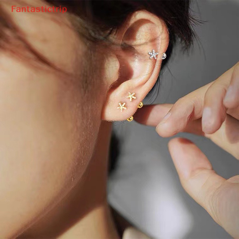 1 Đôi Bông Tai Hình Hoa Xoắn Ốc Thời Trang Dành Cho Nữ