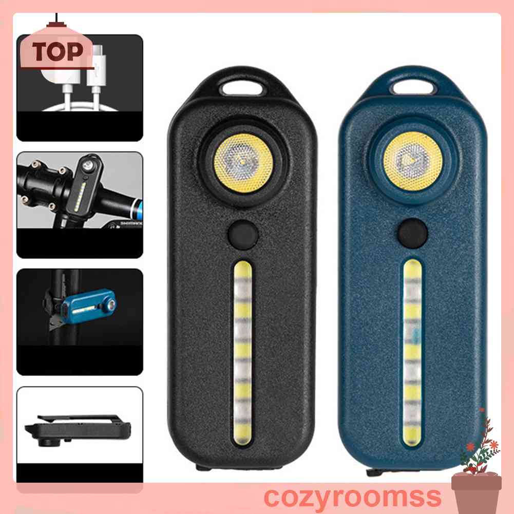 Đèn Cảnh Báo An Toàn Chống Nước Có Thể Sạc Lại Kèm Kẹp Gắn Đuôi Xe Đạp