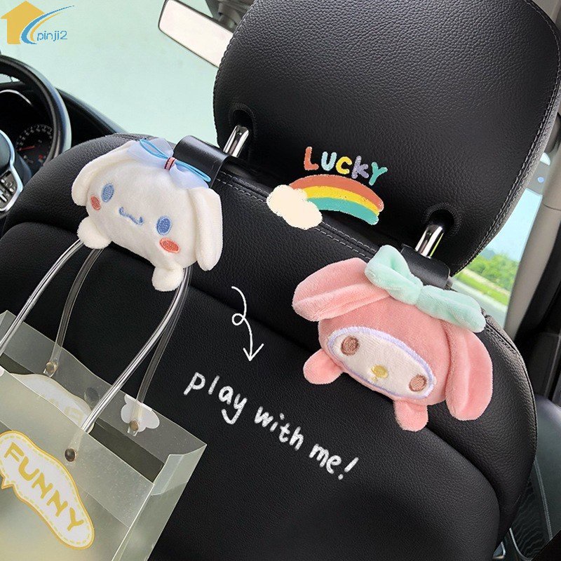 SANRIO Móc Treo Đồ Họa Tiết Hoạt Hình Dễ Thương Gắn Ghế Ngồi Xe Hơi