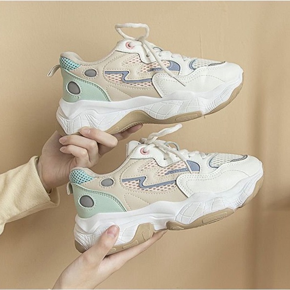 Giày Thể Thao Đế Dày Phong Cách Hàn Quốc Mới Cho Nữ