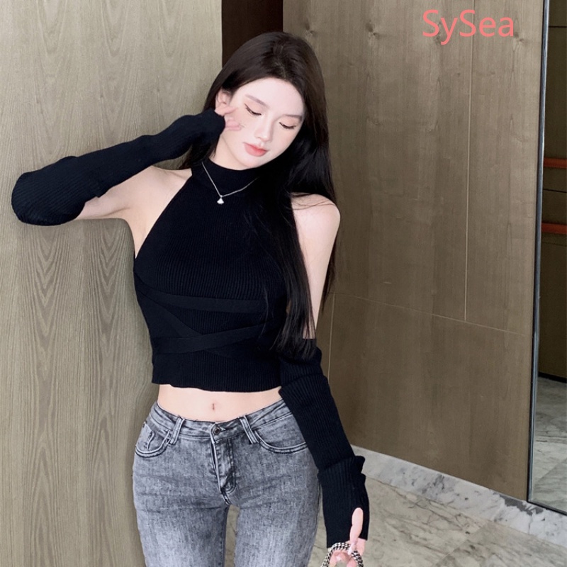 Áo Dệt Kim Hai Dây Ôm Dáng Thiết Kế Gợi Cảm Cho Nữ