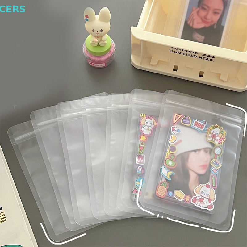 Bộ 10 Túi Đựng Thực Phẩm / Trà / Kẹo Trong Suốt Tiện Dụng